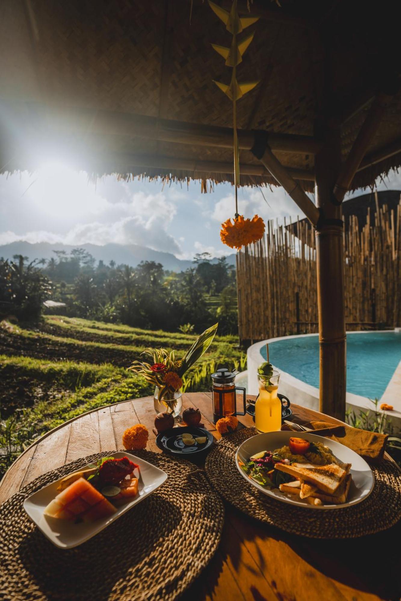 Nivriti Bali Villa Sidemen  Ngoại thất bức ảnh